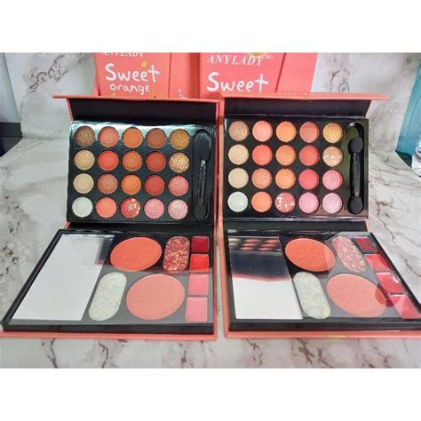 Jual EYESHEDOW HIGHLIGHTER LIPSTICK BLUSHER ANYLADY DENGAN WARNA WARNA NUDE YANG CANTIK DAN
