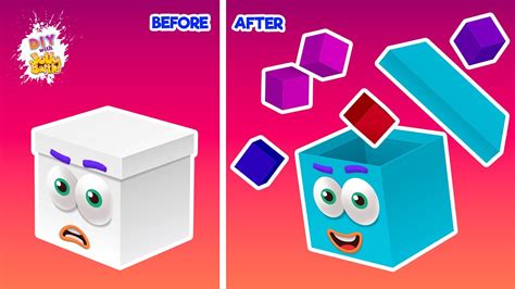 Diy Pop Up Cubes In A Box Pop Up Cubes Card Gift Box Ideas Prank