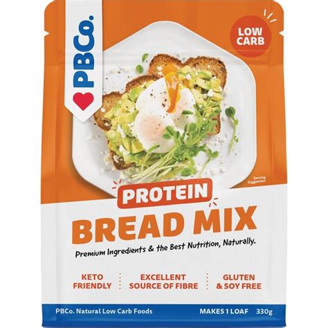 Buy Pbco Protein Bread Mix 330g Mydeal