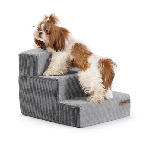 Lesure Dog Stairs for Small Dogs - Pet Stairs for Beds and Couch ...