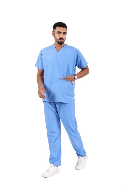 Ocean Blue Scrub Suit With 5 Pockets At Rs 635set In Jaipur Id 2853972326655