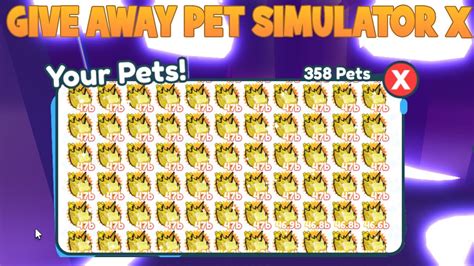 🔴live Pet Simulator X Give Away ⌛ Pet Simulator X Pet Simulator X