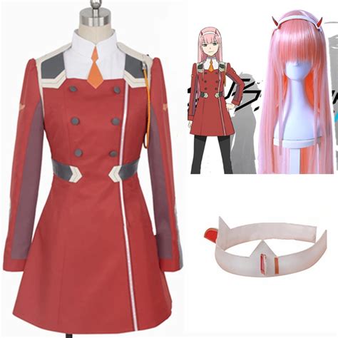 Full Set Darling In The Franxx Anime Cosplay Costume 02 Cosplay Zero