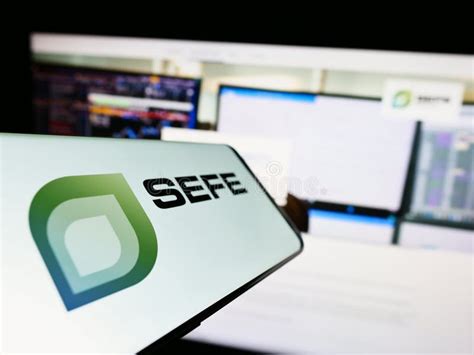 Smartphone with Logo of Company SEFE Securing Energy for Europe GmbH on ...