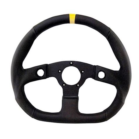 13 Grant Performance Gt Black Anodized Flat Bottom Steering Wheel