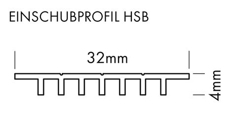 Proled Aluminiumprofil Sq Line Standard