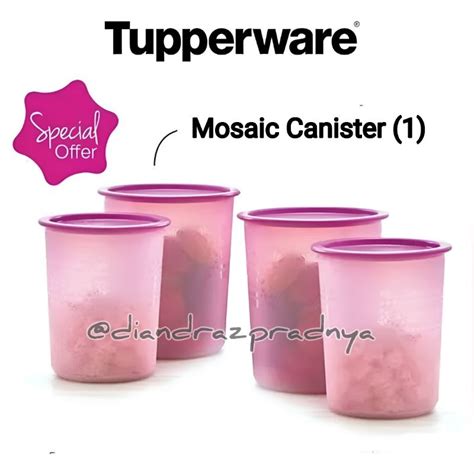 Bote de mosaico Tupperware por Pcs Shopee México