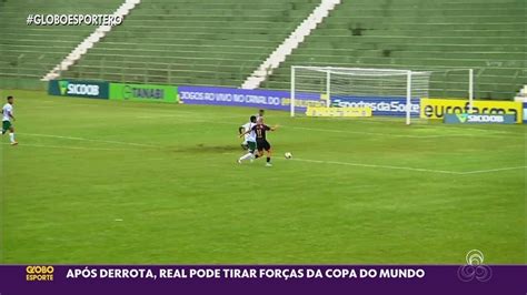 Globo Esporte Ro Real Ariquemes Perde Mas Pode Se Inspirar Na Copa Do