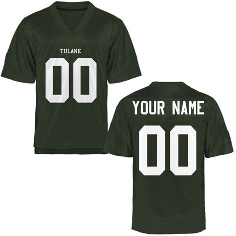 Tulane Green Wave Style Customizable Football Jersey – Best Sports Jerseys