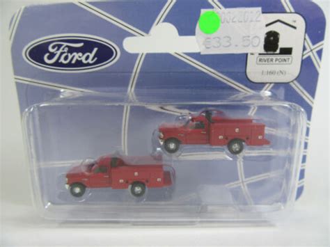 River Point Station 1 160 Ford Pickup 2 Red USA Finished Model EBay