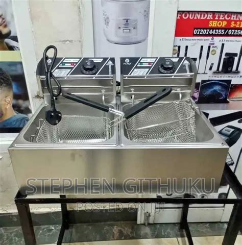 Nunix Double Deep Chips Fryer L In Nairobi Central Restaurant