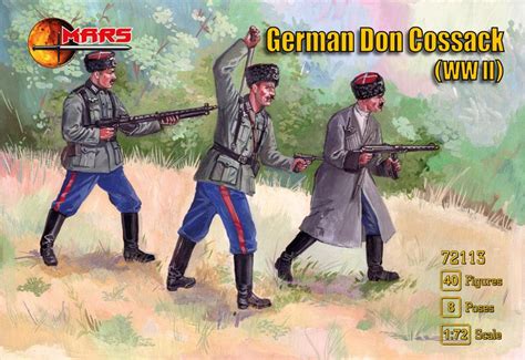 German Don Cossack Wwii 40 Figures In 8 Poses Three In Stock