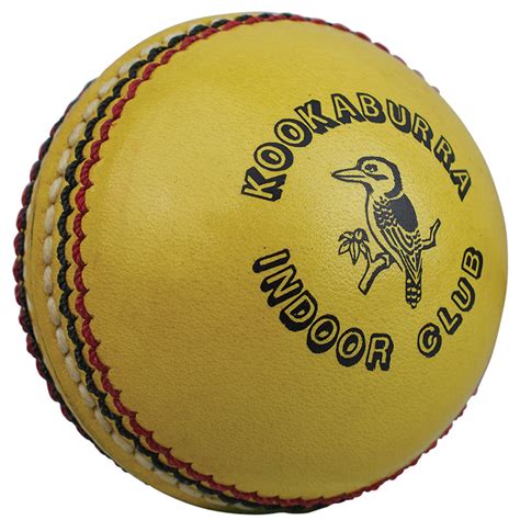 Kookaburra Indoor Club Cricket Ball Yellow Sportingbilly