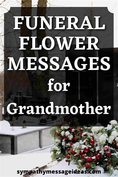 Funeral Flower Card Messages For Nana | Best Flower Site