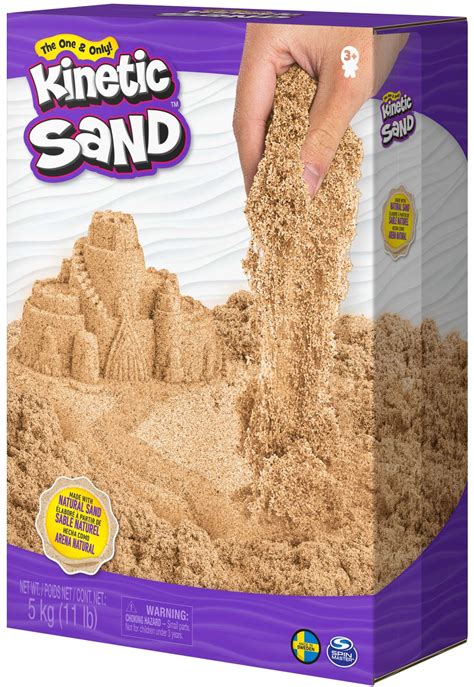 Kinetic Sand Piasek Kinetyczny Kg Br Zowy Pla Owy Naturalny Kolor