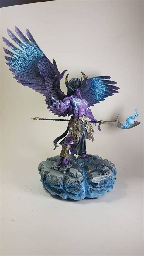 Magnus Daemon Primarch Of Tzeentch Custom Painted Miniature Warhammer