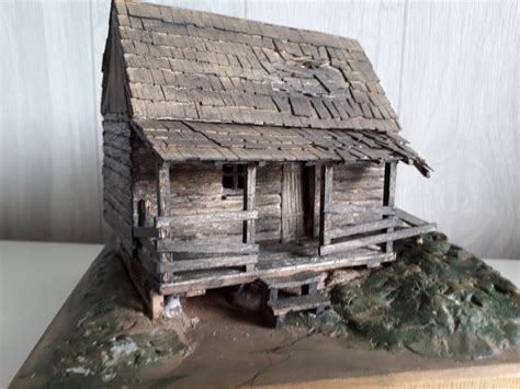 Diorama 1 Vieille Cabane En Bois