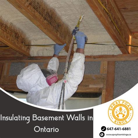 Insulating Basement Walls In Ontario Spray Foam Kings Offe Flickr