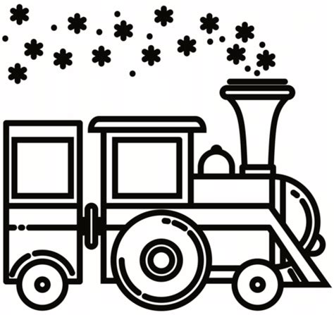 Free Polar Express Train Coloring Pages