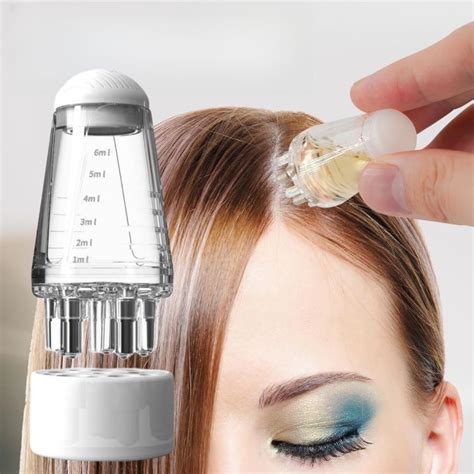 6ml Hair Oil Applicator Scalp Comb Ball Root Comb Applicator Bottle