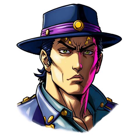 Download Jotaro Iconic Look Png 14