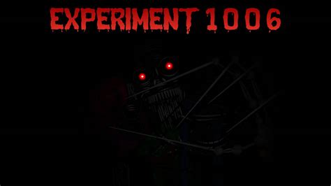 Experiment 1-0-0-6 (Fan made Concept Poster) by Doof64 on DeviantArt