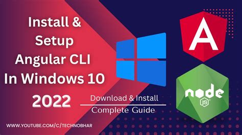 How To Install Angular CLI In Windows 10 11 2022 Update First Angular