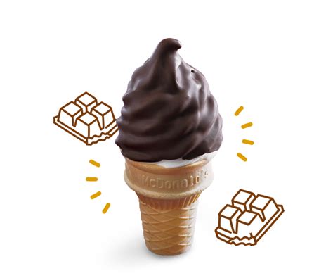 chocolate dipped ice cream cone mcdonalds