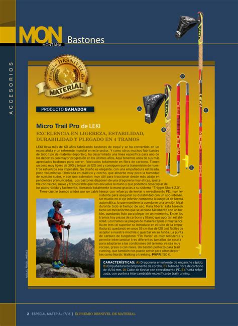 Micro Trail Pro de LEKI - Montaña Y Esqui