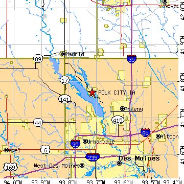 Polk City, Iowa (IA) ~ population data, races, housing & economy