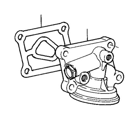 1569161010 Engine Oil Filter Adapter Gasket Genuine Toyota Part