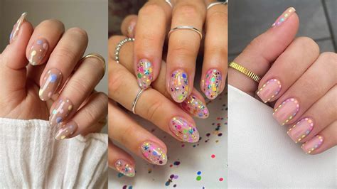 Uñas confetti 10 ideas para llevar el mani con puntos que está en