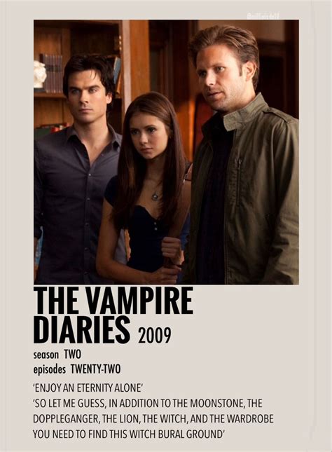 The vampire diaries season 2 by Millie | Movie character posters ...