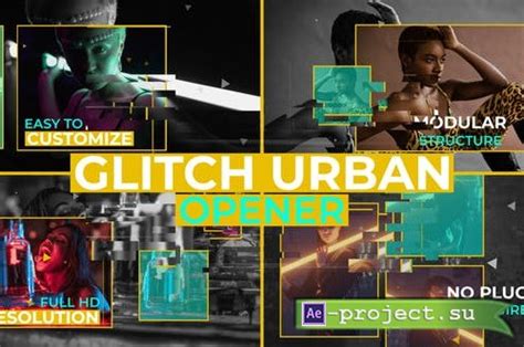 Videohive Glitch Urban Opener Project For After Effects