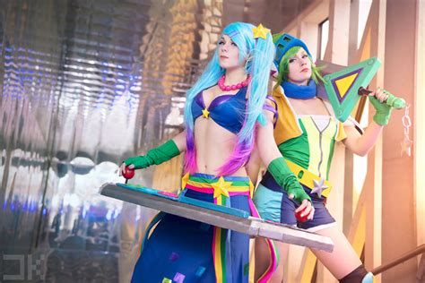 Arcade Sona Riven From League Of Legends Cosplay