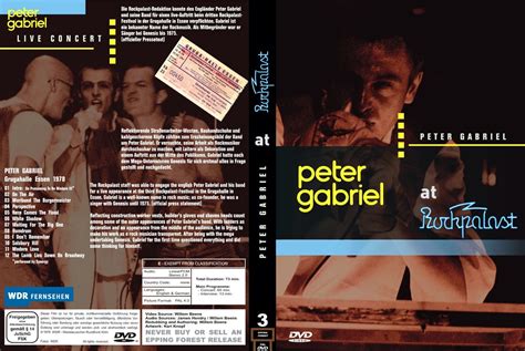 Bootleg Dvd By Deer Peter Gabriel Rockpalast