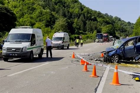 Son dakika Sinop ta feci kaza Ölü ve yaralılar var