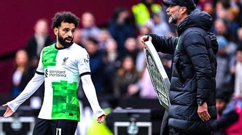 Kronologi Keributan Mo Salah Dan Jurgen Klopp Di Sisi Lapangan