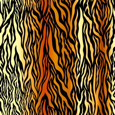 Premium Vector Luxury Glossy Tiger Skin Golden Stripes On Black