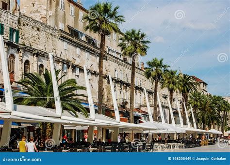 Split Croatia June 1 2019 Old Town Of Split Medieval City With