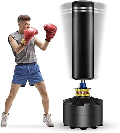 Twomaples Freestanding Punching Bag With Suction Cup Base