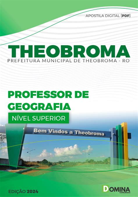 Apostila Pref Theobroma Ro Professor Geografia