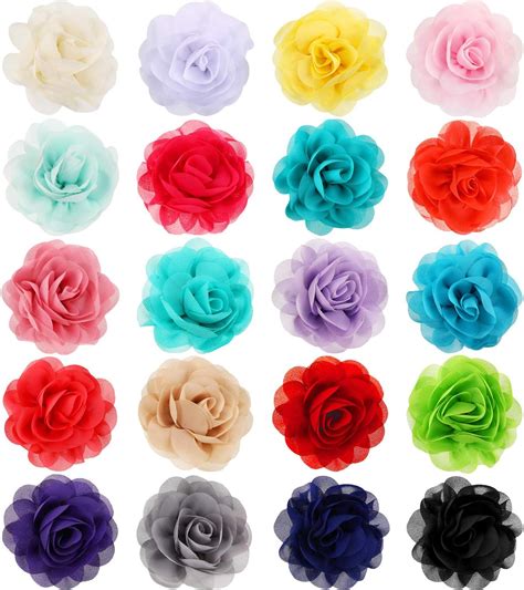 Amazon.com: Leinuosen 20 Pcs Flower for Dog Collar Flowers Collars Pet ...