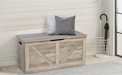 Timberer 39 4 Storage Chest Wooden Storage Bench Large