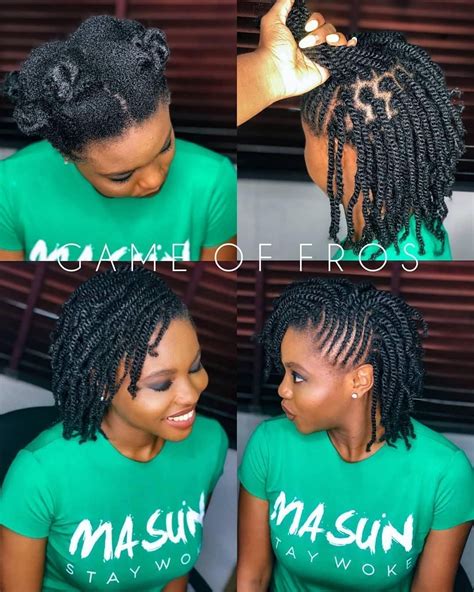 60 Beautiful Two-Strand Twists Protective Styles on Natural Hair ...