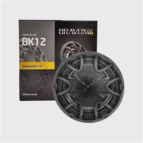 Subwoofer Bravox 12 Bk12 D4 350w Rms Bobina Dupla 4 4 Ohms Submarino