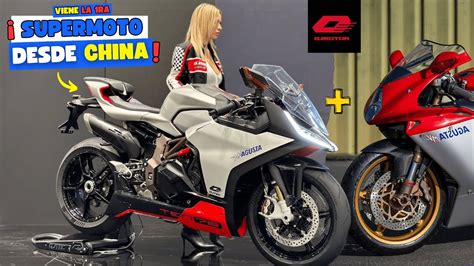 QJMOTOR SRK 1000 RC LA PRIMERA SUPERSPORT CHINA Top Speed MV