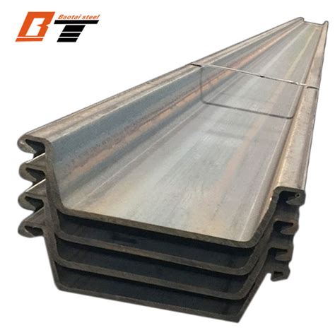 X X Sy Hot Rolled Larssen U Type Steel Sheet Pile Sheet