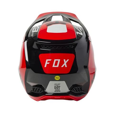 Helmet FOX V3 RS Effekt Flo Red Ready To Ship ICasque Co Uk