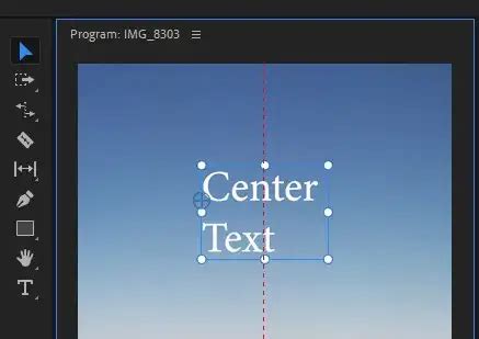 How To Center Text In Premiere Pro Align Automatically